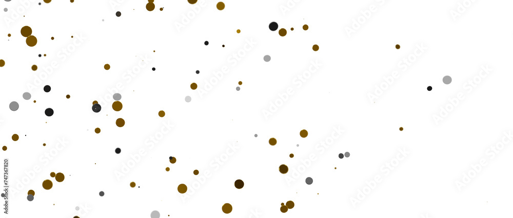 Sprinkle of Success: Spectacular 3D Illustration Showcasing Cascading gold Confetti Sprinkle of Success: Spectacular 3D Illustration Showcasing Cascading gold Confetti