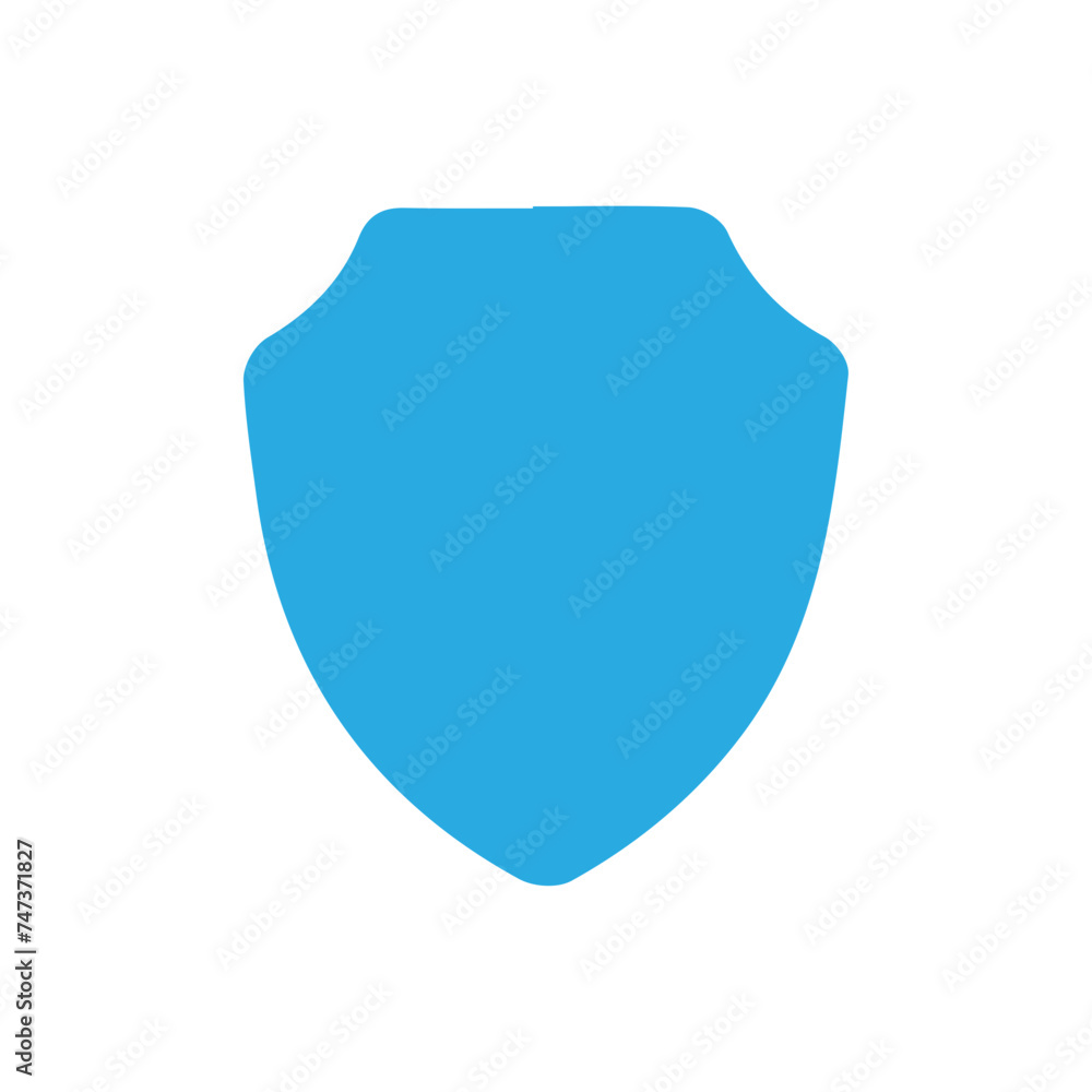 Blue Shield Icon in trendy flat style isolated Blue Shield Icon in trendy flat style isolated