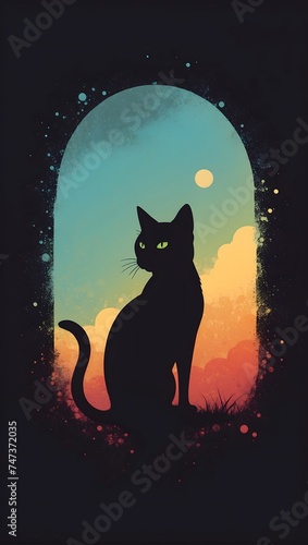 Nocturnal Gaze  The Celestial Cat