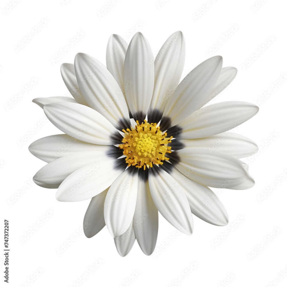 white gazania isolated on transparent background, png white gazania isolated on transparent background, png