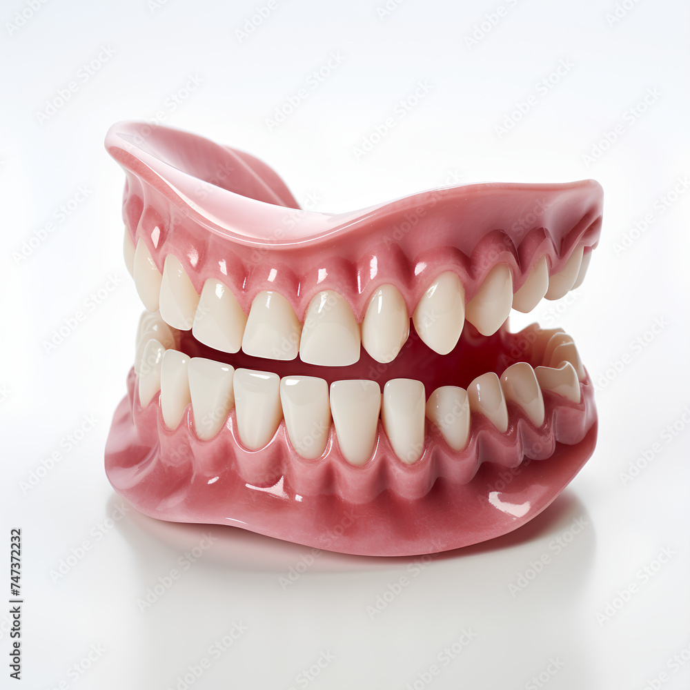 Fototapeta premium teeth isolated on white