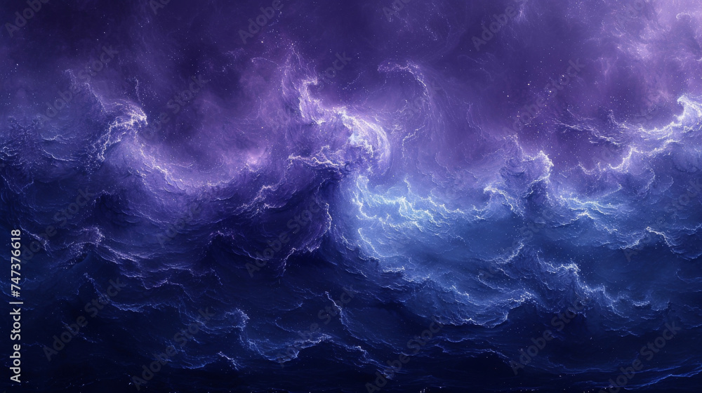 Texture of a deep navy blue ocean wave with hints of purple and black adding to its moody atmosphere. Texture of a deep navy blue ocean wave with hints of purple and black adding to its moody atmosphere.