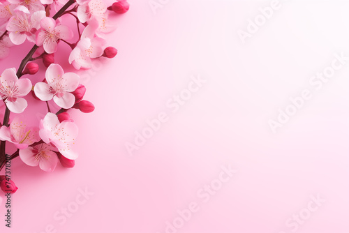 Spring flowers card, Happy Easter background. Mother's Day. International Women's Day. © Aleksandr
