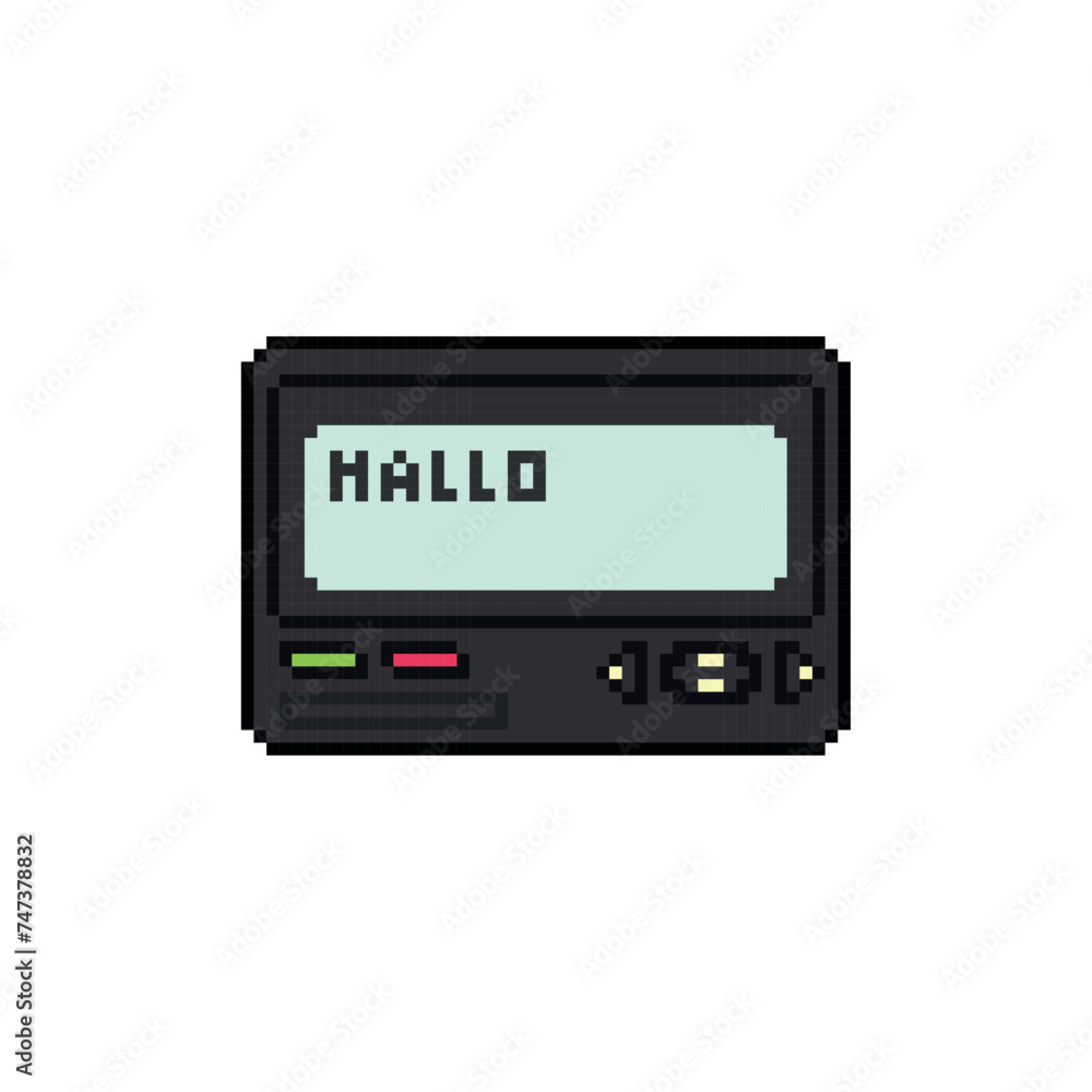 messenger device pixel art