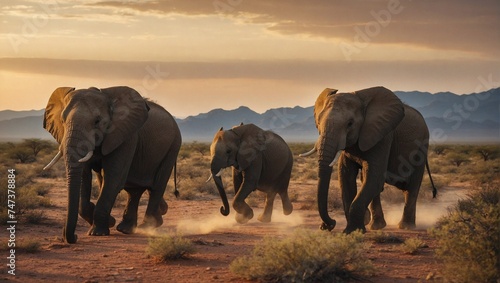 herd of elephants © Sohaib