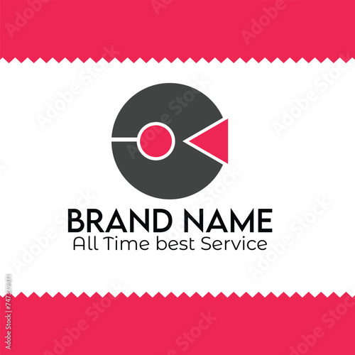 Free Download business logo design cercle arrow unique open o logo - GFXLoad