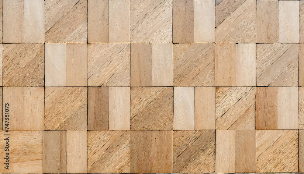 Wood wall texture, square pattern