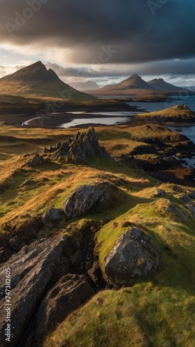 scotland landscape in winter