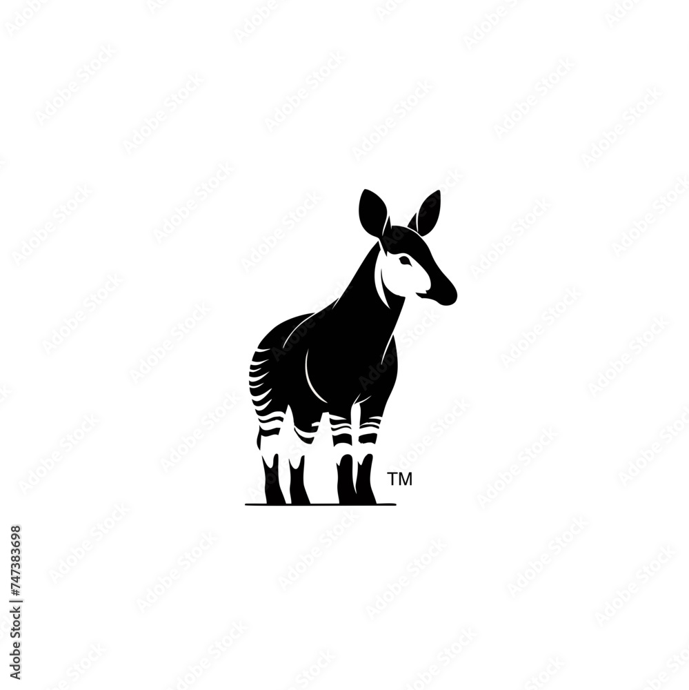 Okapi Logo Icon Simple and Clean