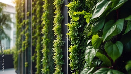 Green wall vertical garden