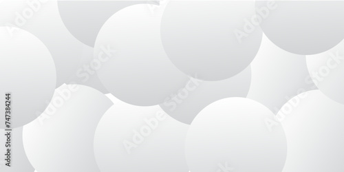 Abstract grey white circle background