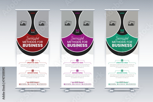 creative rollup banner for your coeporate business and company