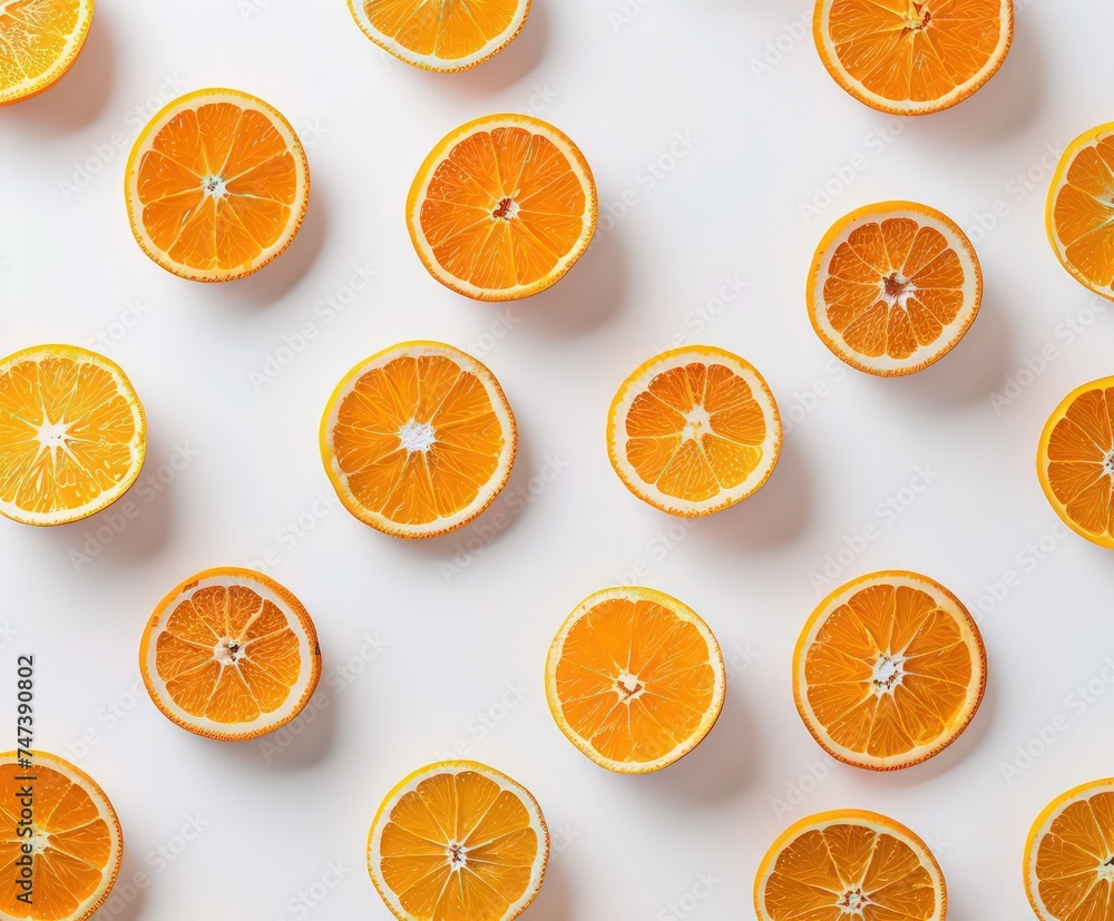 oranges on white background oranges on white background
