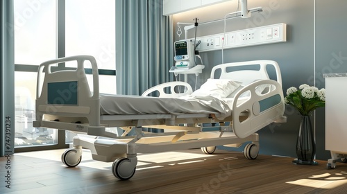hospital bed and medical modern bedroom equipment 