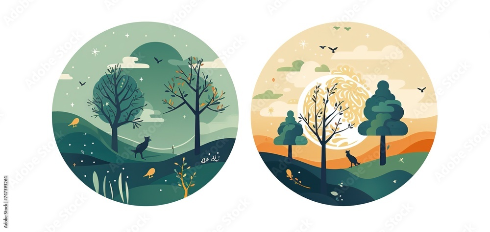 illustration nature environment illustration nature environment