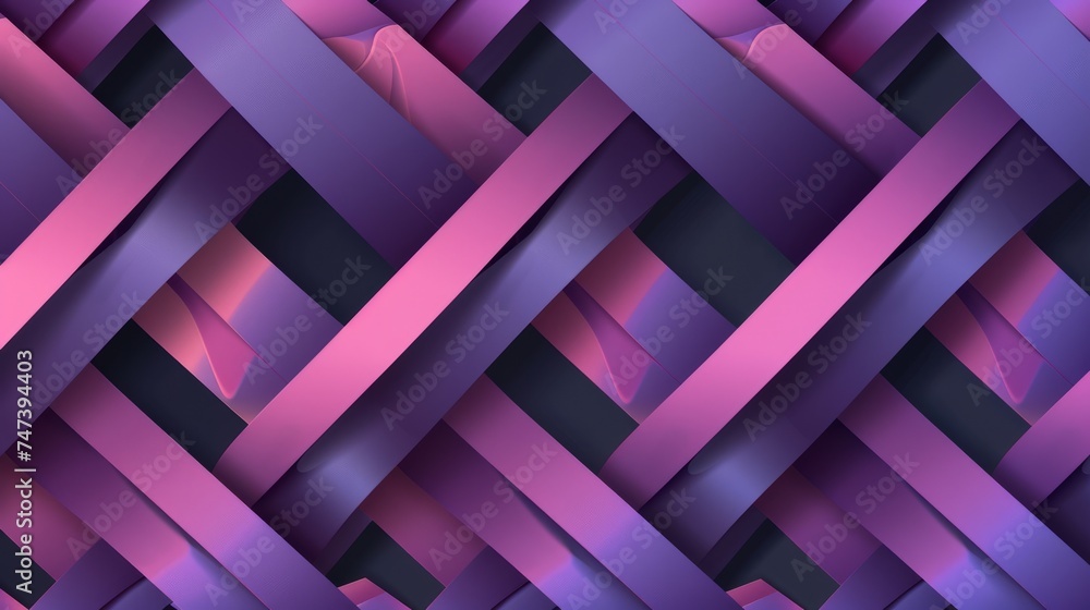 Vibrant geometric seamless pattern: abstract paper art wallpaper with gradient lines texture - ideal for ads, products, and cards