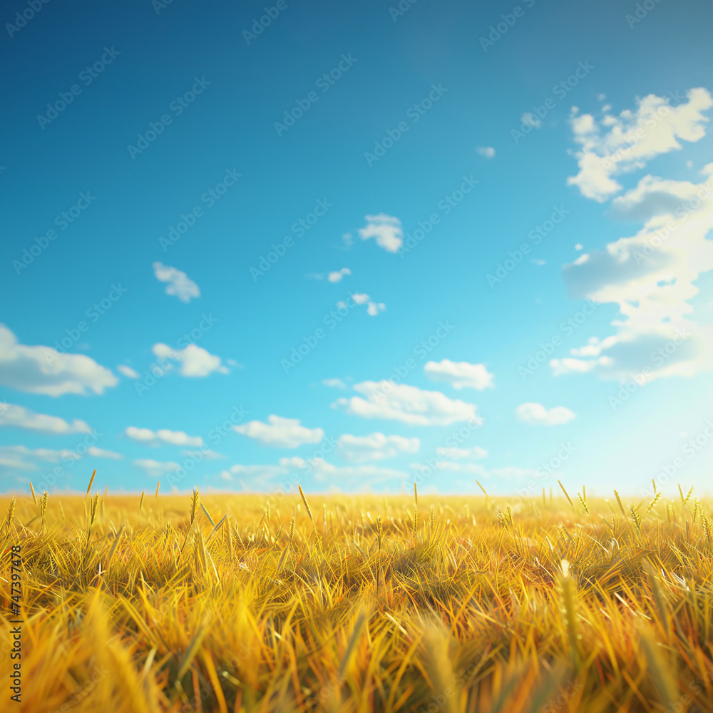 Obraz premium wheat field 