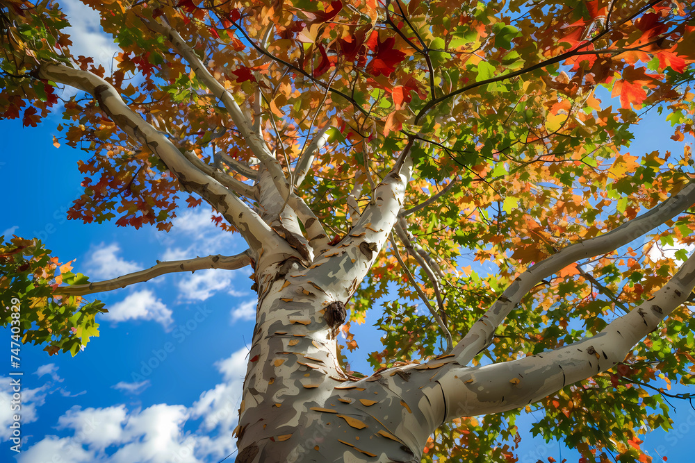 Paperbark maple (Acer griseum) - China - The paperbark maple has ...