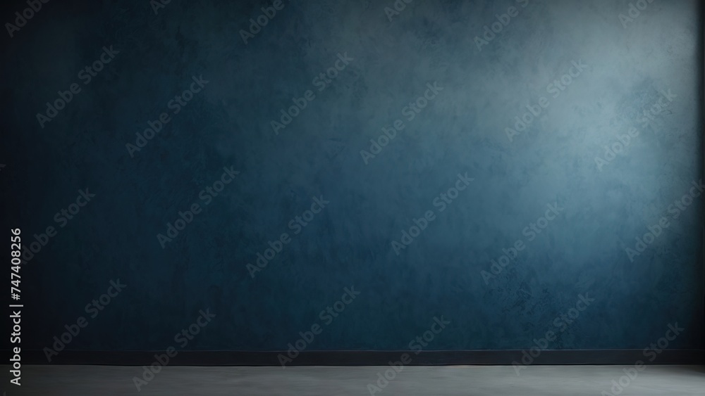 Abstract navy blue stucco wall with grunge texture Abstract navy blue stucco wall with grunge texture