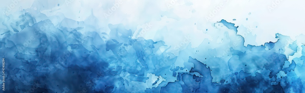 an abstract background with blue colors in the background, horizons, realistic watercolors an abstract background with blue colors in the background, horizons, realistic watercolors