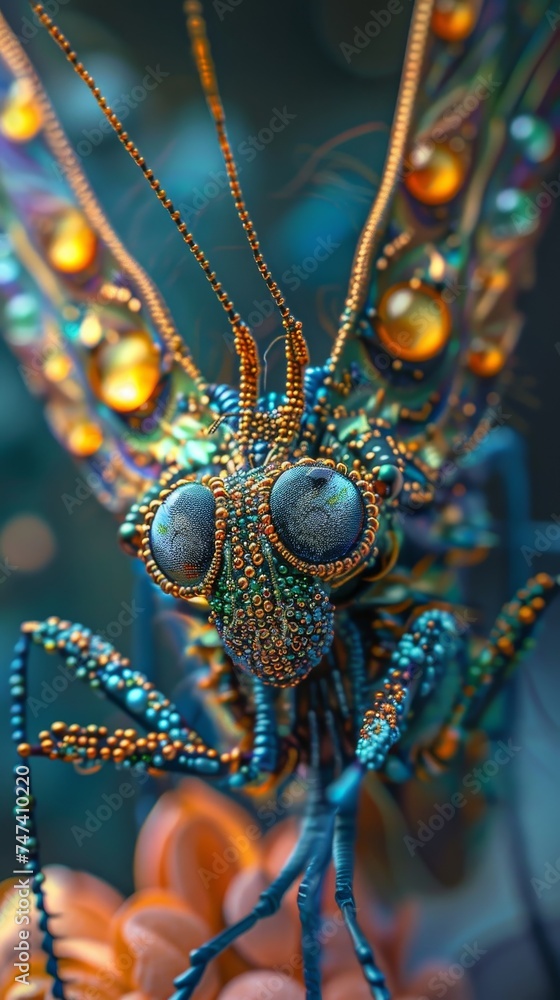 A close-up perspective offers a revealing glimpse into the intricate world of insect life, highlighting the concealed beauty dwelling within the smallest inhabitants of the animal kingdom. A close-up perspective offers a revealing glimpse into the intricate world of insect life, highlighting the concealed beauty dwelling within the smallest inhabitants of the animal kingdom.