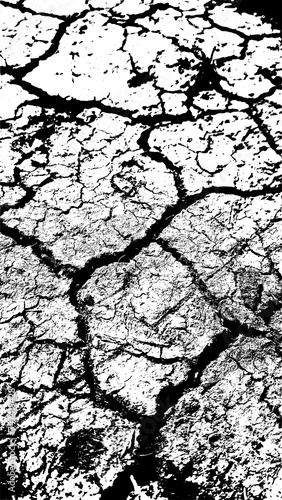 PNG image of cracked soil background