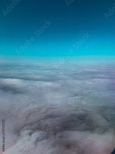 clouds over the sea