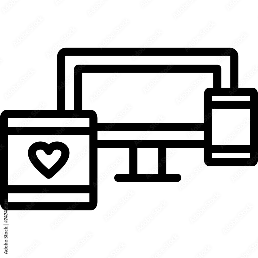 web hosting Vector Line Icon web hosting Vector Line Icon