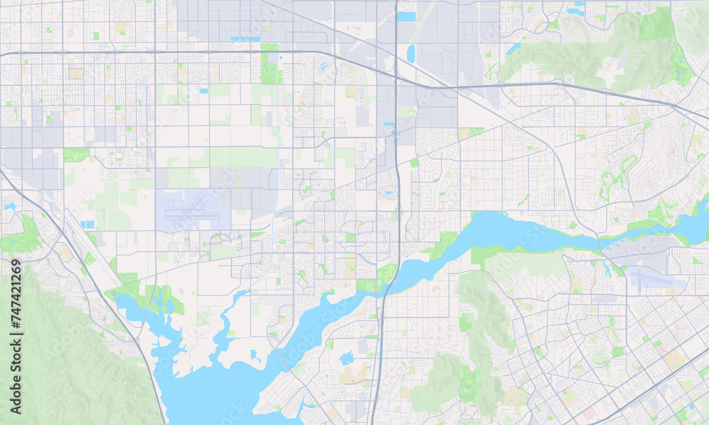 Eastvale California Map, Detailed Map of Eastvale California
