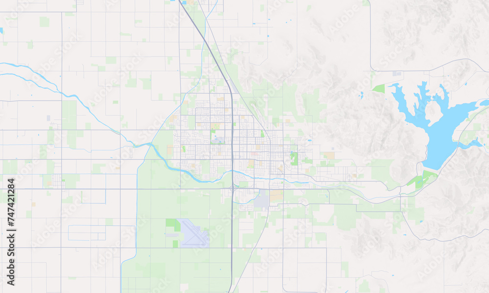 Porterville California Map, Detailed Map of Porterville California