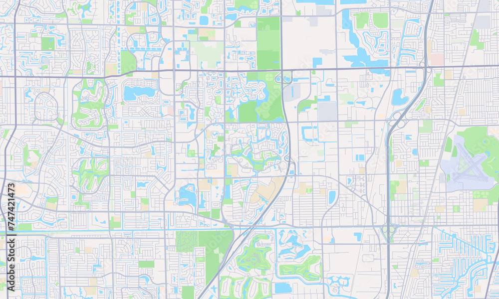 Coconut Creek Florida Map, Detailed Map of Coconut Creek Florida