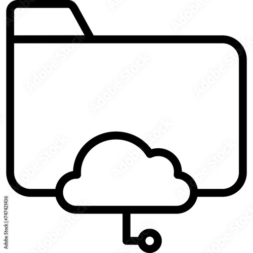 web hosting Vector Line Icon 