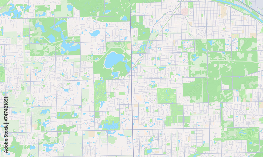 Orland Park Illinois Map, Detailed Map of Orland Park Illinois