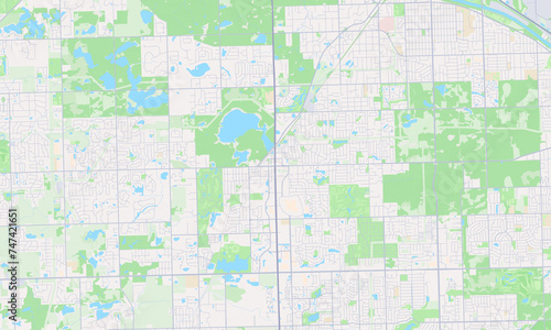 Orland Park Illinois Map, Detailed Map of Orland Park Illinois © Ben