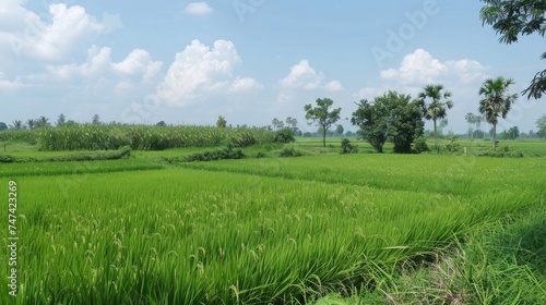 Rice crop soon to be harvest 