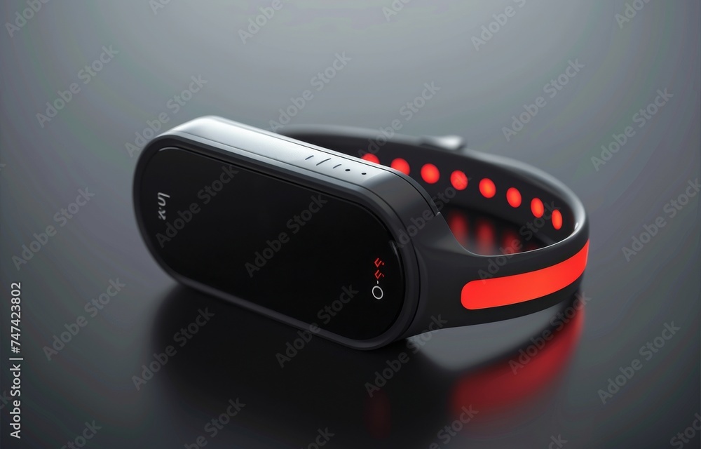 Fitness trackers monitoring daily activity levels Fitness trackers monitoring daily activity levels