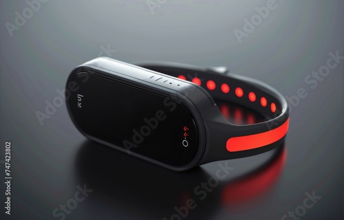 Fitness trackers monitoring daily activity levels photo