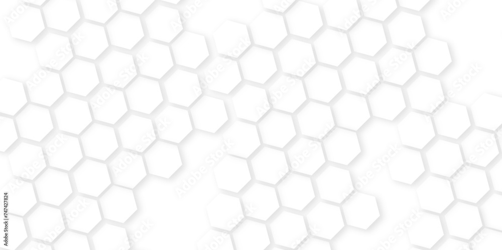 Abstract background honeycomb white and grey.ideas for your design banners , book, Website work, stripes, tiles,Futuristic abstract banner.Elegant concept design with golden line. Abstract background honeycomb white and grey.ideas for your design banners , book, Website work, stripes, tiles,Futuristic abstract banner.Elegant concept design with golden line.