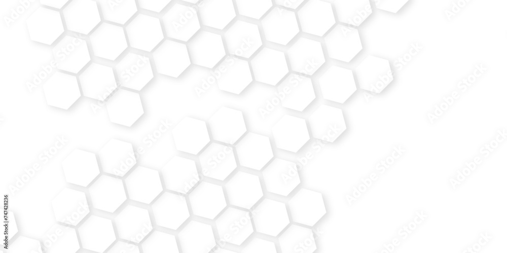 Abstract background honeycomb white and grey.ideas for your design banners , book, Website work, stripes, tiles,Futuristic abstract banner.Elegant concept design with golden line. Abstract background honeycomb white and grey.ideas for your design banners , book, Website work, stripes, tiles,Futuristic abstract banner.Elegant concept design with golden line.