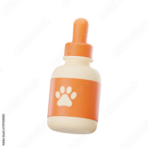 Pet Dropper Pet Care 3D Illustrations photo