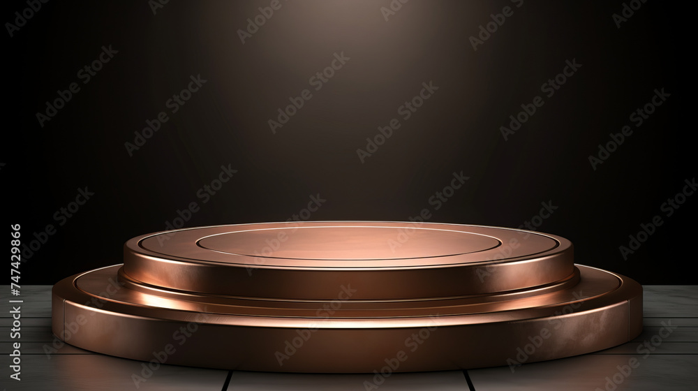 industrial Bronze podium product display for product presentation industrial Bronze podium product display for product presentation