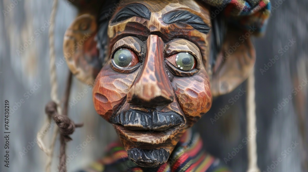 Wooden puppet 