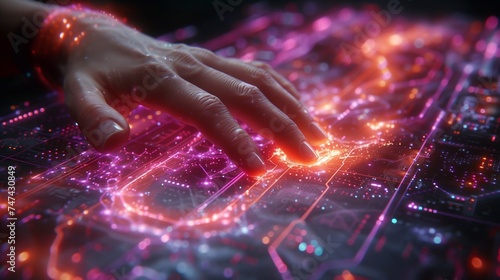 The human hand on the digital interface