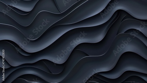 abstract digital vector black wavy patterns background, abstract pattern