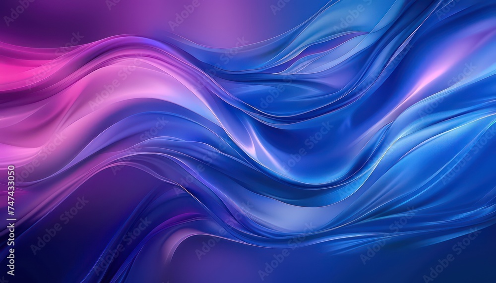 an abstract background with blue and violet waves that stretch across the screen an abstract background with blue and violet waves that stretch across the screen