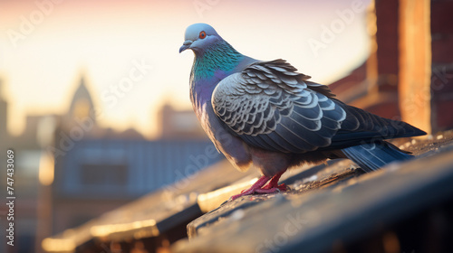 pigeon in the city