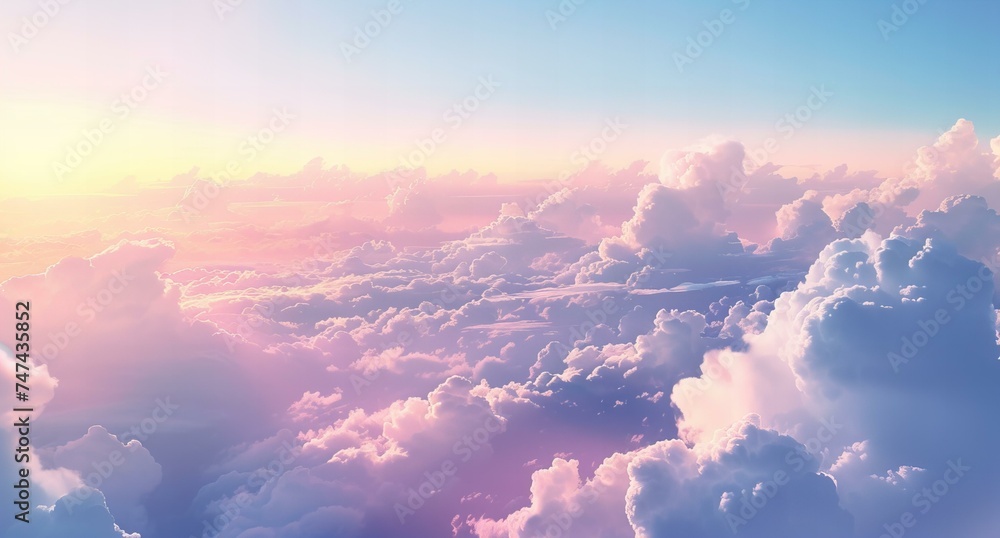 Fototapeta premium sun rays and clouds