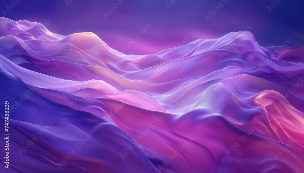 neon purple background abstract wavy water waves, in the style of monochromatic shadows, soft and rounded forms neon purple background abstract wavy water waves, in the style of monochromatic shadows, soft and rounded forms