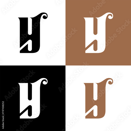 letter y icon logo design vector