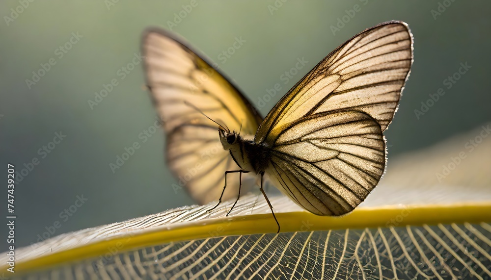 butterfly on leaf butterfly on leaf